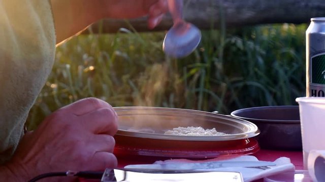 Risotto in campeggio