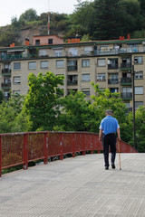 People walking in the park