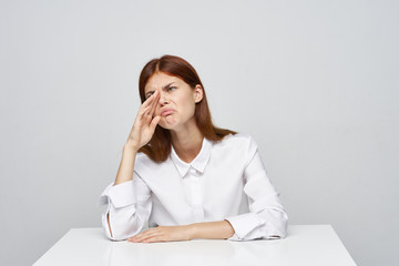 young woman in office