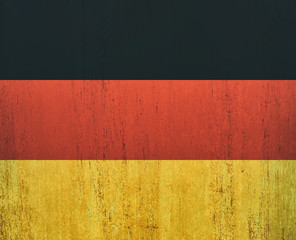 Germany flag background in vintage style