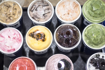 americano coffee, beverages, cafe menu, chocolate smoothie, coffee, drinks, fresh fruit smoothie