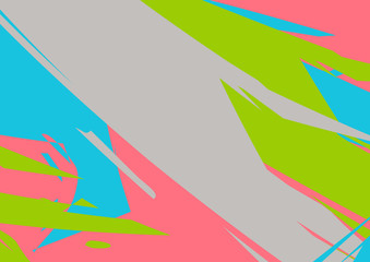 Colorful abstract background. geometric shapes. Poster.