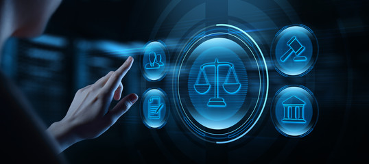 Labor Law Legal Business Internet Technology Concept