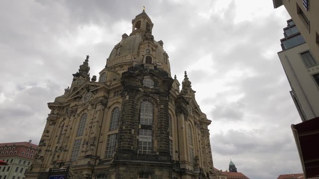 Frauenkirche Church - one of the main attractions of Dresden.