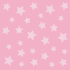 Ster pink Pettern wallpaper Design on pink background illustration Vector © nantana