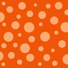 Circle Orange Pettern wallpaper Design on Orange background illustration Vector