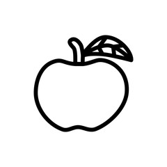 apple icon vector flat design