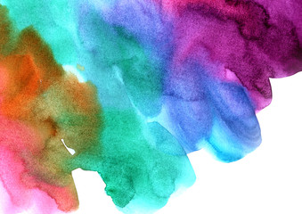 watercolor background, texture, paper, abstract, color, rainbow