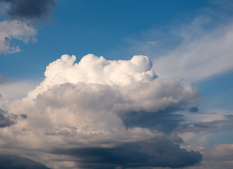Abstract natural background with clouds