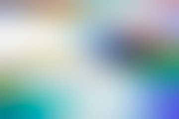 Abstract blurred background in bright tonality. Blue, white, pink colors.