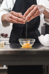 Cropped photo of a handsome young cook chef