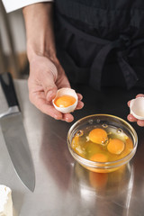 Cropped photo of a handsome young cook chef