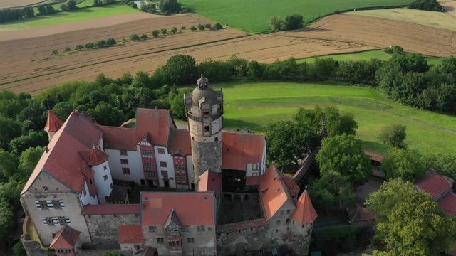 Ronneburg in Hessen aus der Luft