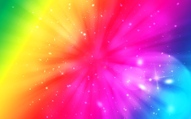 Dark Red sparkle rays with bokeh abstract elegant background. Dust sparks background.