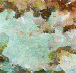 Trendy texture background with colorful paper stripes can use like modern design. Oil painting style. Good for wallpapers, posters, cards, invitations, websites.