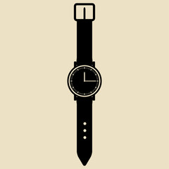 Wrist watch vector illustration