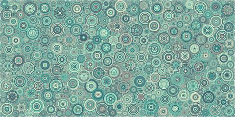 Abstract Generative Art color distributed circles dots background illustration