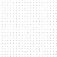 White background with gray dots