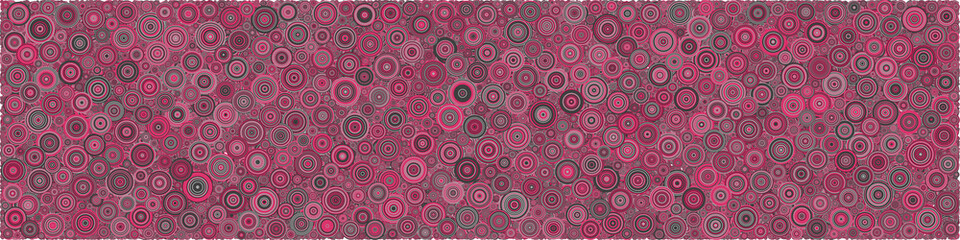 Abstract Generative Art color distributed circles dots background illustration