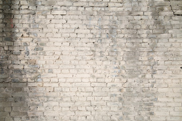 The texture of the old brickwork of gray bricks.