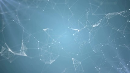 Animation with modern gradient colors. Seamlessly looping background animation of plexus generated equation driven art. - Powered by Adobe