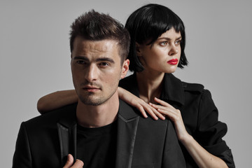 portrait of young couple