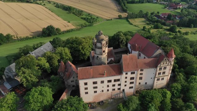 Ronneburg in Hessen aus der Luft