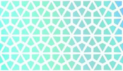Pattern With Polygonal Geometric Elements. Vector Illustration. Template For Wallpaper, Interior Design, Decoration, Scrapbooking Page. Gradient Background