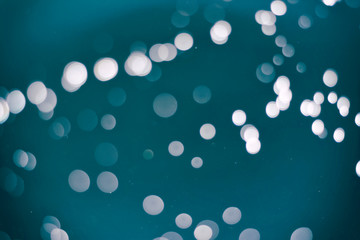 Blue white blur abstract background bokeh.