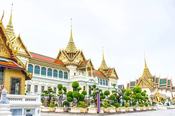 Foto op Canvas One landmark of the Grand Palace is a complex of buildings at the heart of Bangkok, Thailand.  © dsom