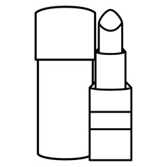 lipstick and bottle make up drawing icon