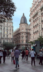 Obraz premium Edificios en madrid centro