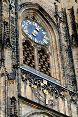 st vitus cathedral in prague, Prague Castle, architecture, monument, city, old, square, art,