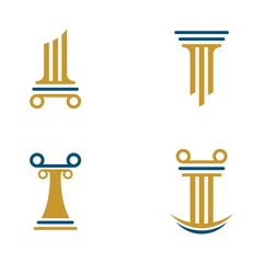 Pillar vector icon symbol illustration design