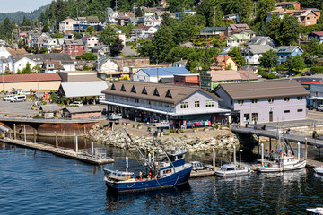 Dock area in Alaska