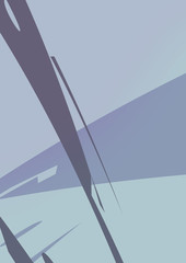 Abstract colorful geometric background, large poster.