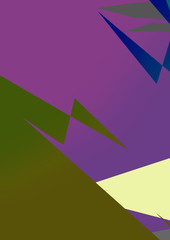 Abstract colorful geometric background, large poster.