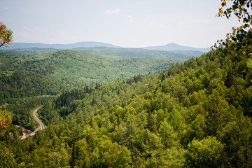 Obraz premium mountain landscape in sunny weather