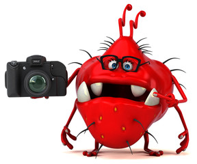 Fun germ - 3D Illustration