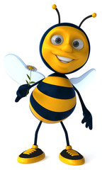 Fun bee - 3D Illustration