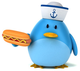 Blue bird - 3D Illustration