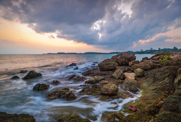 Panorama Sunset at bintan island wonderful Indonesia