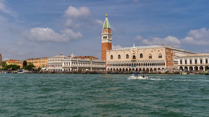 Panoramic view of Venice Italy