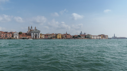 Panoramic view of Venice Italy
