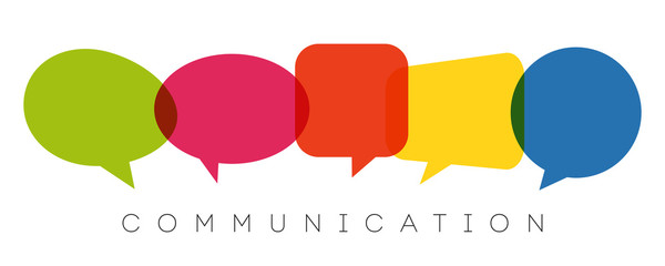 speech bubbles, communication concept, vector illustration