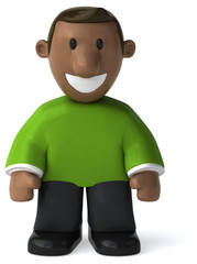 Cartoon guy - 3D Illustration