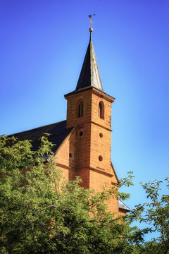 Guegel Hill Chapel in Franconia, Bavaria Germany, catholic religion