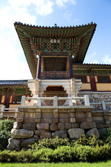 Bulguksa Temple is a famous temple in Gyeongju-si, Korea.