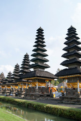 Meru towers in Pura Taman Ayun, Mengwi.