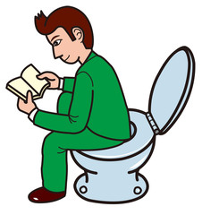 トイレで読書